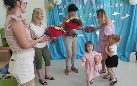 Uroczyste zakończenie w grupie Bystrzaki 15